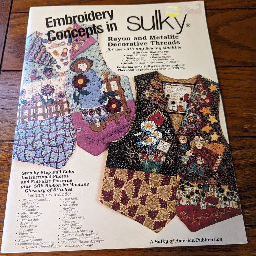 1996 Embroidery Concepts in Sulky Rayon & Metallic Decorative Threads #900B-10